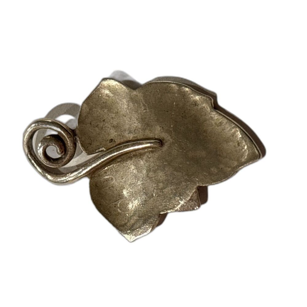 Retired James Avery Floating Grape leaf pendant 925 Sterling Silver